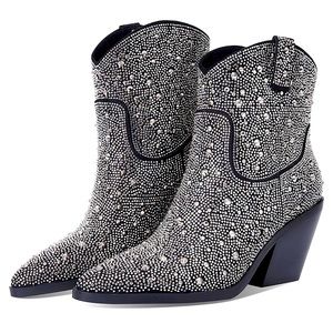 Cute rhinestone booties. Brand new, never worn.